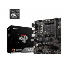 BAZAR - MSI MB Sc AM4 A520M PRO, AMD A520, VGA, 2xDDR4, mATX - repair (v krabici) BAZAR - MSI MB Sc AM4 A520M PRO, AMD A520, VGA, 2xDDR4, mATX - repair (v krabici)