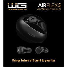 WG - Bluetooth sluchátka WG AirFlex 5 / Black WG - Bluetooth sluchátka WG AirFlex 5 / Black