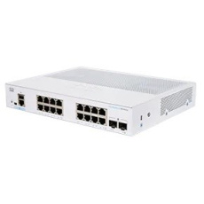 Cisco switch CBS350-16T-E-2G, 16xGbE RJ45, 2xSFP, fanless - REFRESH