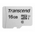 TRANSCEND MicroSDHC karta 16GB 300S, UHS-I U1, bez adaptéru