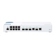 QNAP switch QSW-M408-2C (8x1GbE,2xSFP+, 2x10GbE RJ45/SFP+)