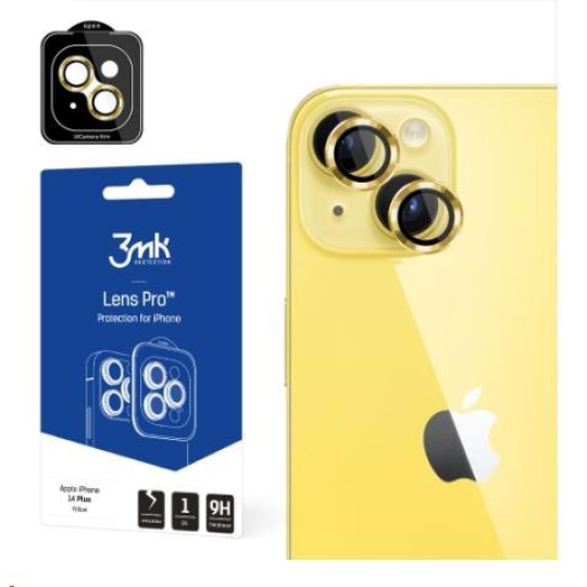 3mk Lens Protection Pro pro Apple iPhone 15, Yellow