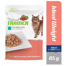 Kaps. Trainer Natural CAT SP. IDEAL WEIGHT treska  85g