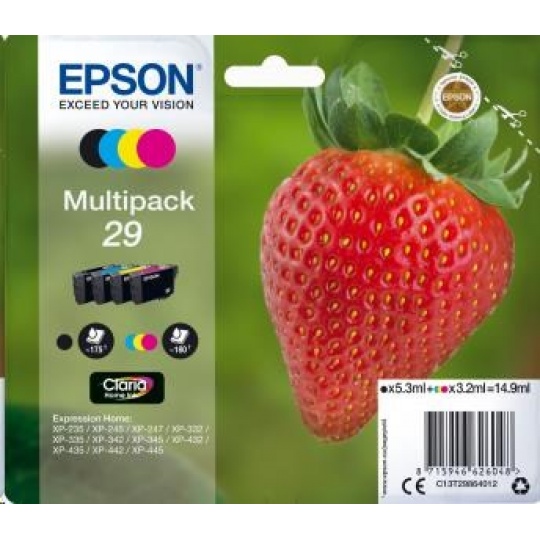 EPSON Multipack 4-colours "Jahoda" 29 Claria Home Ink