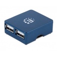 MANHATTAN USB 2.0 Micro Hub, 4 Ports, Bus Power