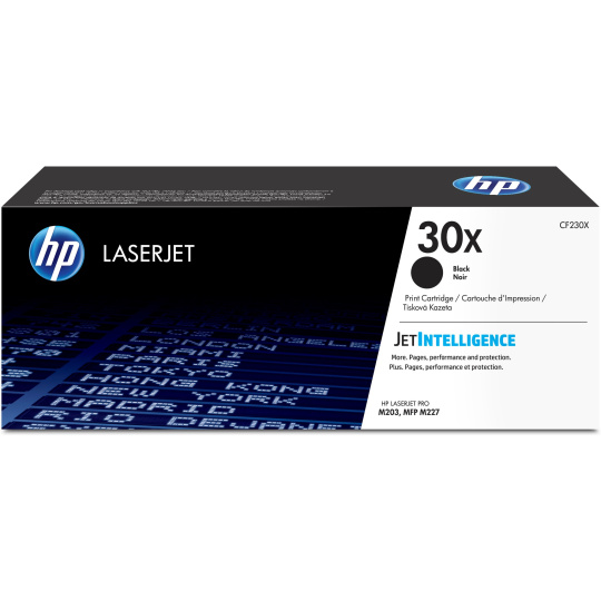 HP 30X High Capacity Black Original LaserJet Toner Cartridge (CF230X) (3,500 pages)