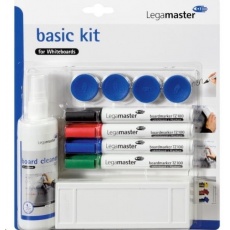 Legamaster Sada Board BASIC Kit - sada pro tabule - popisovače, stěrka, čistič, magnety