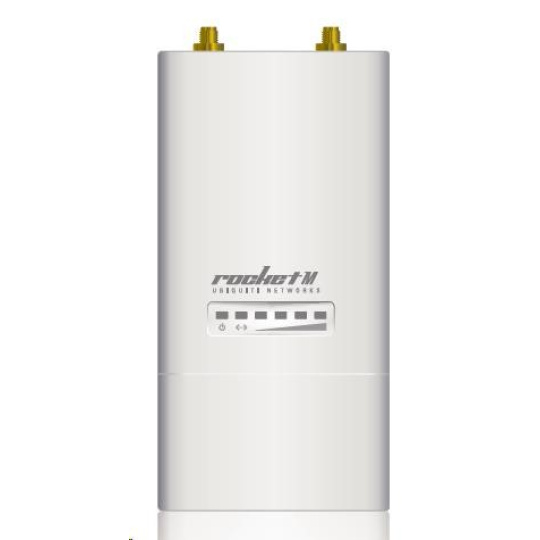 UBNT airMAX Rocket M2 [Client/AP/Repeater, 2,4 GHz, 802.11b/g/n, 28dBm, 2xRSMA] - rozbaleno