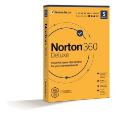 NORTON 360 DELUXE 50GB +VPN 1 uživatel pro 5 zařízení na 1rok - ESD NORTON 360 DELUXE 50GB +VPN 1 uživatel pro 5 zařízení na 1rok - ESD
