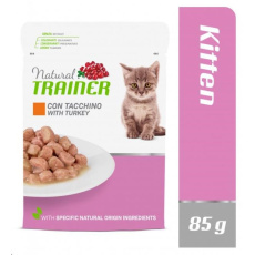 Kaps. Trainer Natural  CAT KITTEN&YOUNG krocan  85g