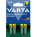 Varta LR03/4BP 800 mAh Ready to use (Blistr 4ks)