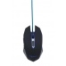 GEMBIRD myš MUSG-001-B optická, modro-černá, 2400 dpi, USB