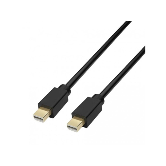 WG Video kabel propojovací DisplayPort Mini (male) to DisplayPort Mini (male) / 1,8m / black