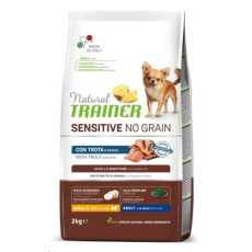 Trainer Natural Sensitive dog NO GRAIN MINI pstruh 2kg