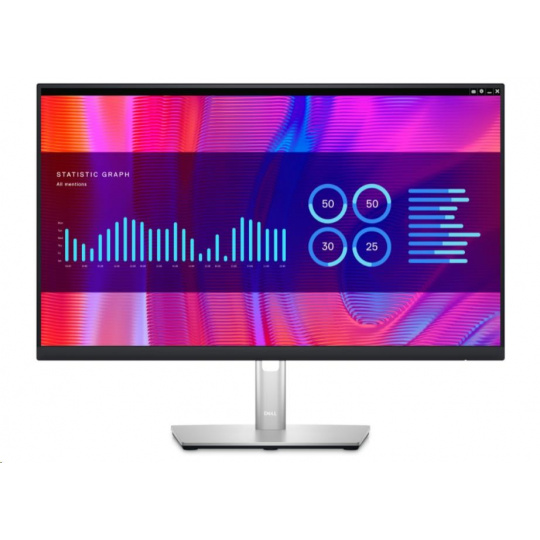 DELL LCD P2423DE - 23.8"/IPS/LED/QHD/2560x1440/16:9/60Hz/8ms/1000:1/300 cd/m2/HDMI/DP/Pivot/VESA/3YNBD (210-BDDW)