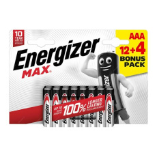 Energizer LR03/16 Max AAA 12+4 zdarma