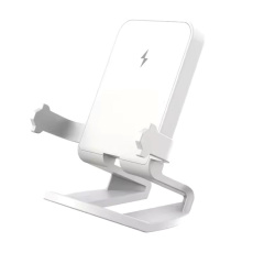 1stCOOL bezdrátová přenosná QI nabíječka 15W, panáček, USB-C, bílá