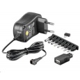 Goobay Univerzální napájecí adaptér 230V/3-12V stejnosměrný 600mA