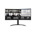 LG MT VA LED 34" 34WR55QK - VA panel, 3440x1440, 2xHDMI, DP, USB-C, USB 3.0, zakriven, nast vyska