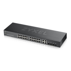 Zyxel GS1920-24V2 28-port Gigabit WebManaged Switch, 24x gigabit RJ45, 4x gigabit RJ45/SFP, fanless Zyxel GS1920-24V2 28-port Gigabit WebManaged Switch, 24x gigabit RJ45, 4x gigabit RJ45/SFP, fanless