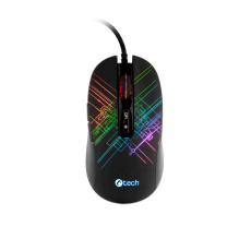 C-TECH herní myš Dusk, casual gaming, 3200 DPI, RGB podsvícení, USB C-TECH herní myš Dusk, casual gaming, 3200 DPI, RGB podsvícení, USB