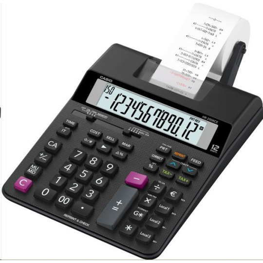 CASIO kalkulačka HR 200 RCE, Tiskový klakulátor