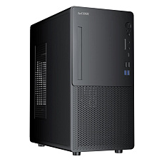 1stCOOL skříň STEP Premium 2 ver.2, micro tower, AU, USB 3.0, USB-C, bez zdroje, černá