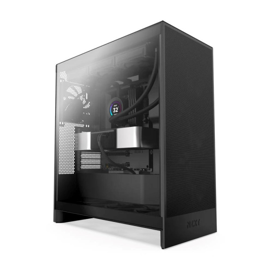 BAZAR - NZXT skříň H7 Flow edition / ATX / 3x 120 mm fan / USB-C / 2x USB / prosklená bočnice / mesh panel / černá, pošk