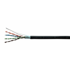 FTP venkovní kabel LYNX REELEX AIR, Cat5E, drát, PE, Fca, černý, 305m FTP venkovní kabel LYNX REELEX AIR, Cat5E, drát, PE, Fca, černý, 305m