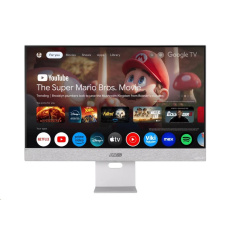 ASUS LCD 27" MS27UC ZenScreen Smart, UHD IPS, Google TV, Harman Kardon speakers, USB Type-C® (90W PD),HDMI, DP, USB hub ASUS LCD 27" MS27UC ZenScreen Smart, UHD IPS, Google TV, Harman Kardon speakers, USB Type-C® (90W PD),HDMI, DP, USB hub